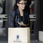 Madison Beer Black Biker Leather Jacket Sale