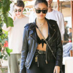 Madison Beer Biker Leather Jacket