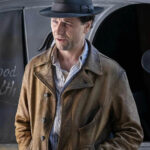 Perry Mason Matthew Rhys Waxed Leather Jacket