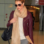 Rosie Huntington Leather Jacket