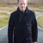 Shetland DI Jimmy Perez Black Coat Men