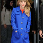 Taylor Swift Blue Wool Coat