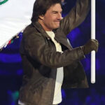 Tom Cruise Paris Olympic Leather Jacket Online