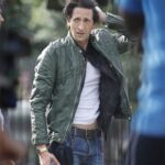 Adrien Brody American Heist Green Leather Jacket