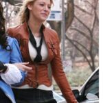 Blake Lively Gossip Girl Brown Jacket