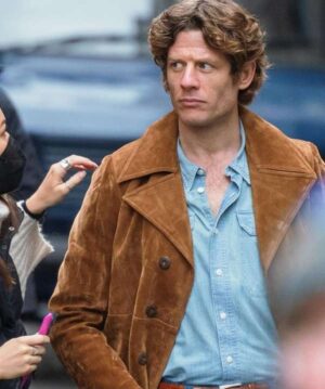 Bob Marley One Love James Norton Brown Leather Coat