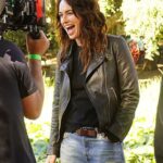 Bullets Lena Headey Black Leather Jacket