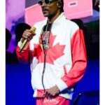 Cali To Canada Tour Snoop Dogg White Leather Jacket