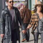 Dylan Mcdermott Double Breasted Black Coat