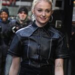 Sophie Turner Black Shirt