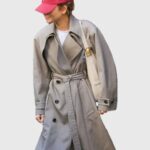 Zendaya Grey Trench Coat