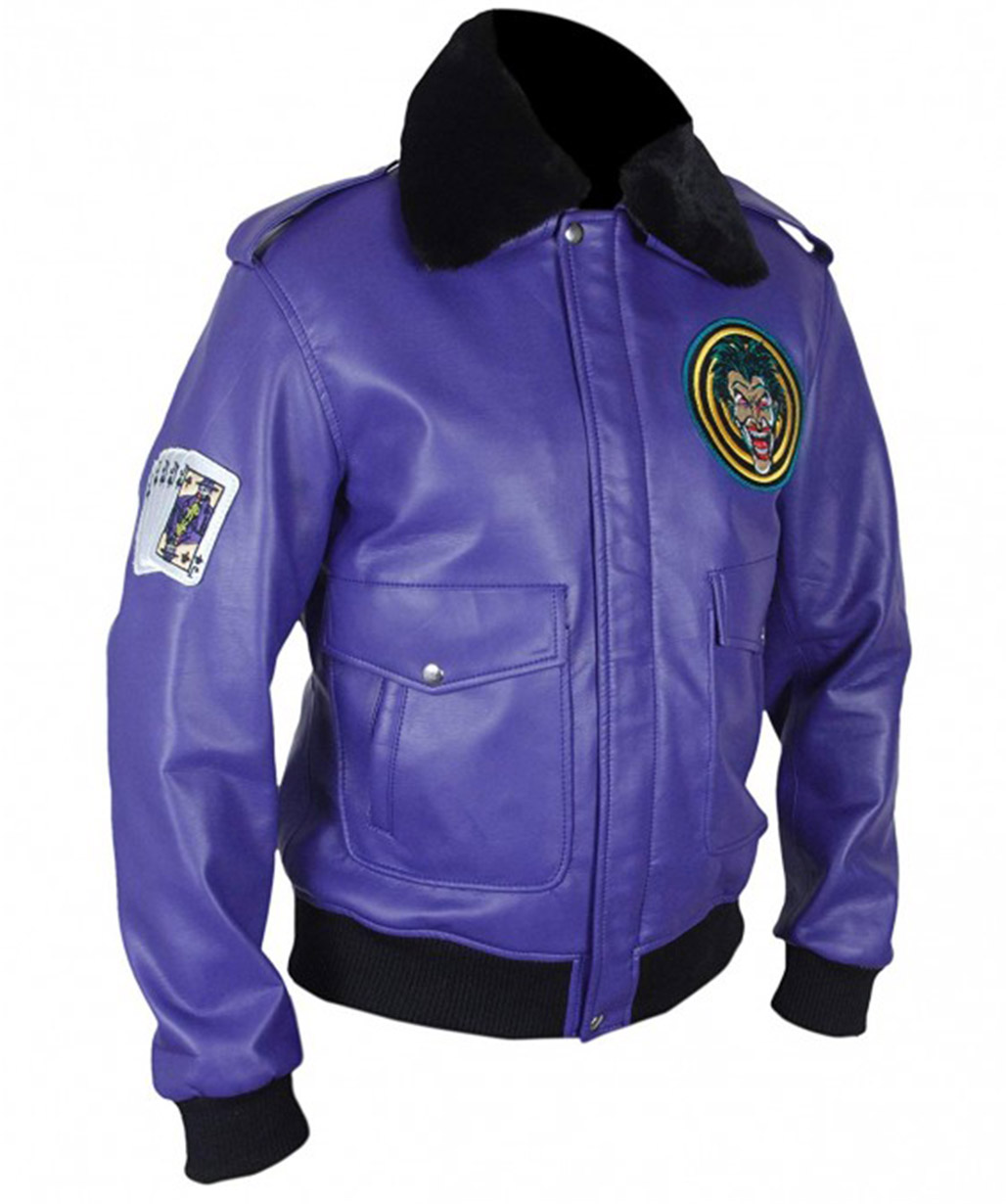 Batman Bob the Goon Purple Joker Jacket