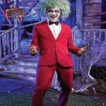 Beetlejuice 2024 Michael Keaton Red Suit