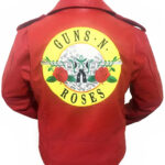 Guns N Roses Red Leather Jacket