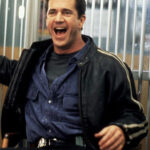 Lethal Weapon Mel Gibson Black Leather Jacket