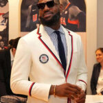 Paris Olympics LeBron James Team USA White Blazer Online