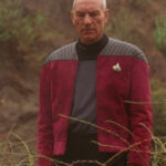 Star Trek Captain Picard Red Leather Jacket