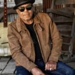 Tito Jackson Brown Suede Leather Jacket