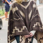 A Rainy Day In New York Ashleigh Grey Poncho Coat Online