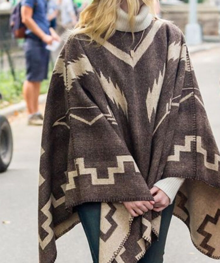 A Rainy Day In New York Ashleigh Grey Poncho Coat Online