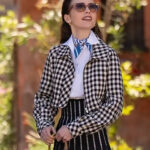 Emily In Paris Season 4 Lily Collins Plaid Jacket