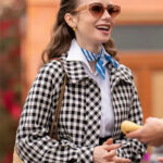 Emily In Paris Season 4 Lily Collins Plaid Jacket Sale