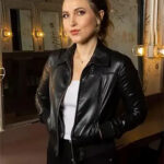 Taylor Tomlinson Black Leather Jacket