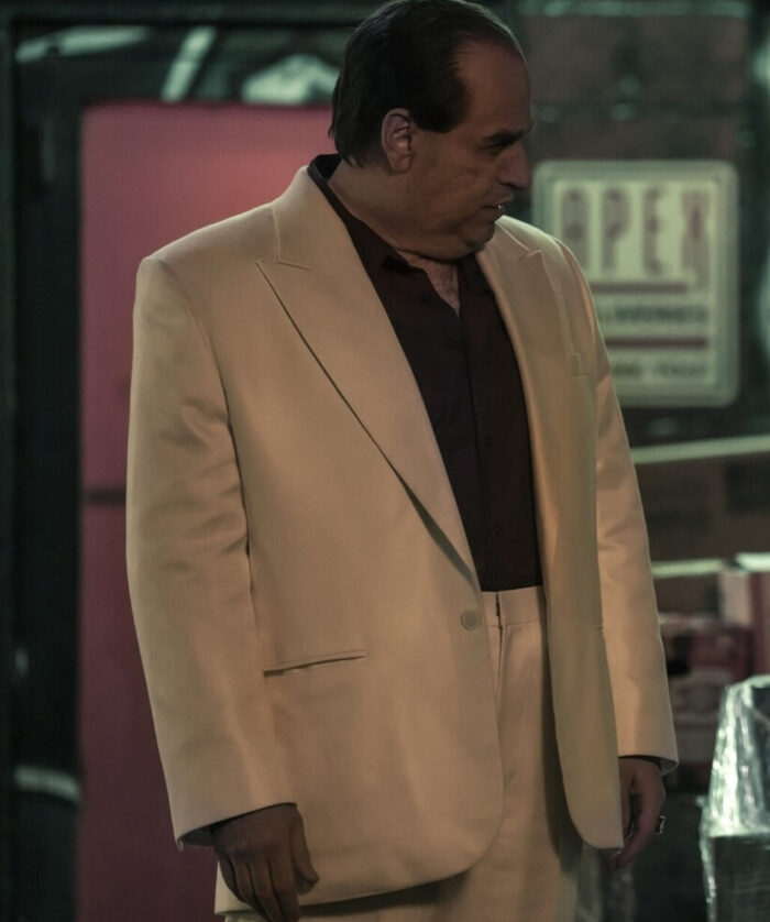 Colin Farrell The Penguin 2024 White Suit USA Leather Factory