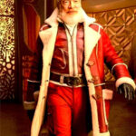 Red One J.k. Simmons Santa Claus Leather Coat