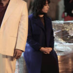 Sofia Falcone Blue Coat