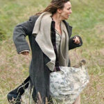 Jodie Comer Grey Coat