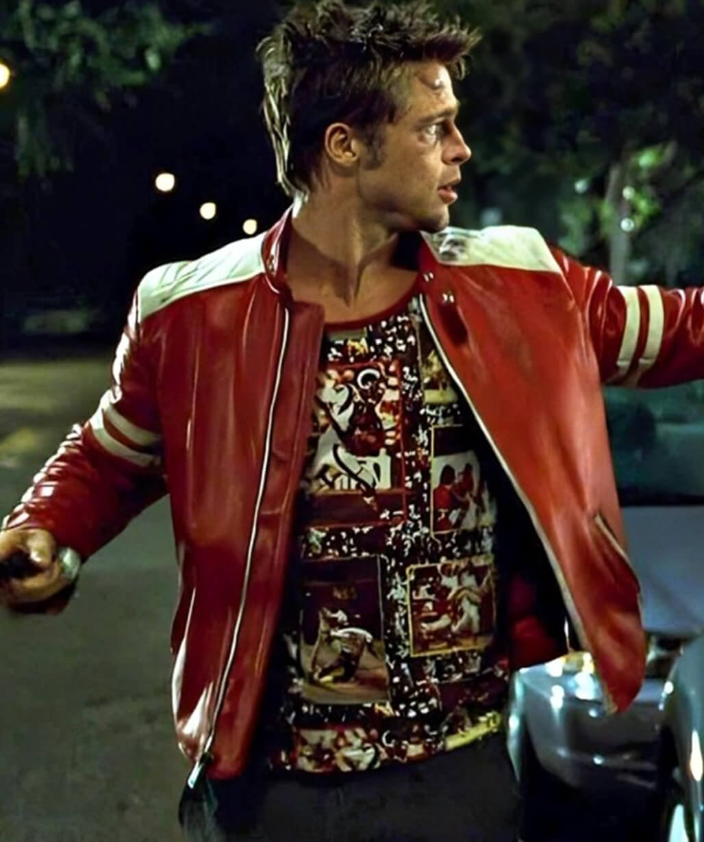 Fashion_First Brad Pitt Fight Club Tyler Durden - Giacca Da - Foto 3