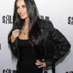 Demi Moore Biker Jacket