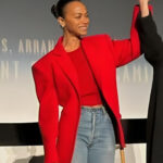 Zoe Saldana Wool Blazer