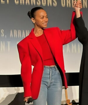 Zoe Saldana Wool Blazer