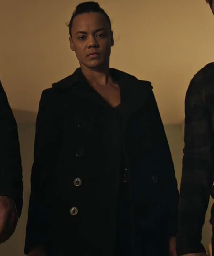 Maria Sten Black Coat