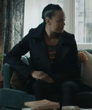Maria Sten Black Coat