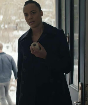 Maria Sten Black Coat