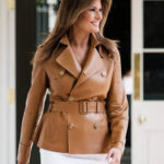 Melania Trump Peacoat