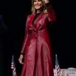 Melania Trump Leather Coat