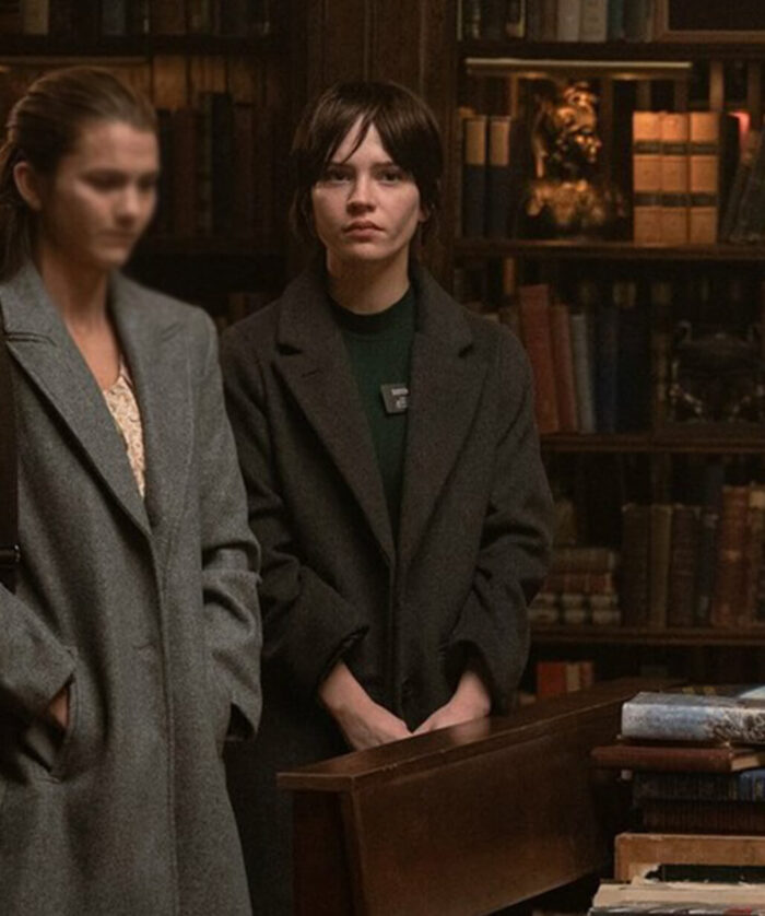 Sophie Thatcher Black Coat