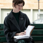 Sophie Thatcher Black Coat