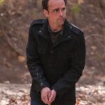 Boyd Crowder Justified Black Wool Coat Men