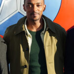 Anthony Mackie Brown Coat