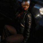 Rachel Brooks Justified Black Leather Jacket online