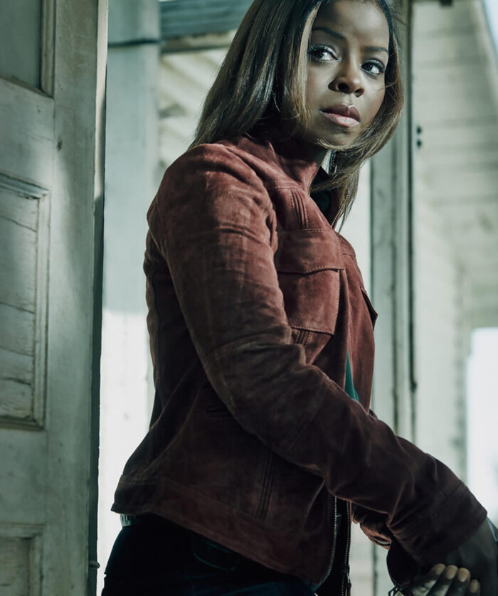 Rachel Brooks Justified Burgundy Suede Jacket