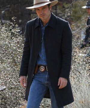 Raylan Givens Justified S06 Black Wool Coat