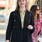 Elle Fanning Black Blazer