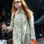 Elle Fanning Cotton Jacket