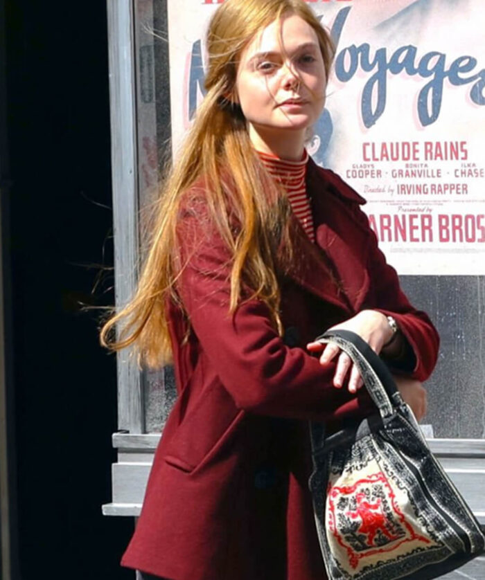 Elle Fanning Peacoat